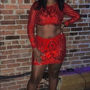 Red 2 piece